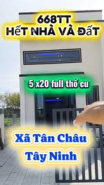 Nhà 1 Trệt 1 Lửng 100m² Sổ Hồng Riêng - Tân Châu, Tây Ninh