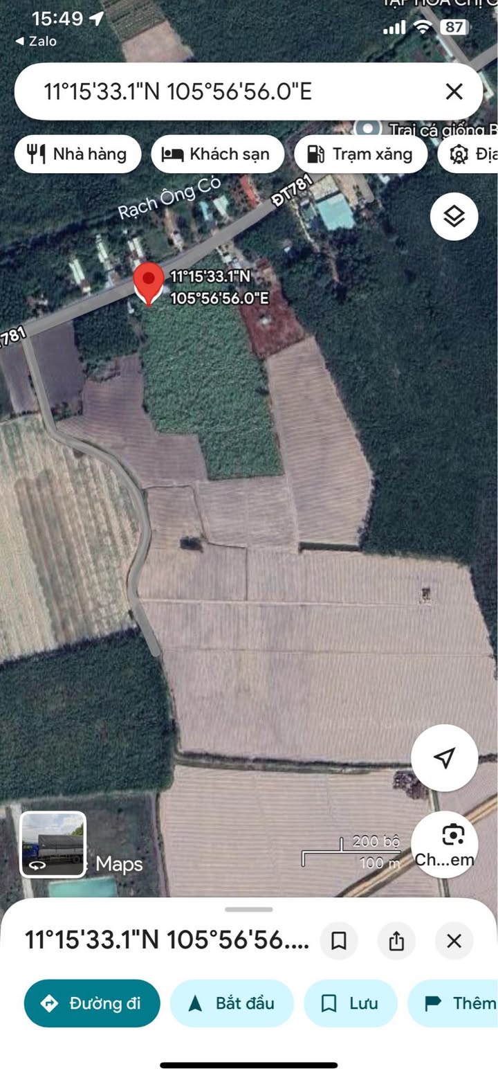 Đất nền DT 781 Châu Thành 1350m² - Tiềm năng tăng giá vượt trội!