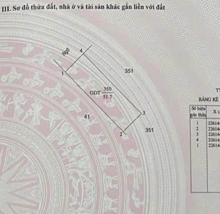 Đất Vụ Bản Nam Định 52m² - Ngõ Oto Lùi Tận Cửa, Giá 1.35 Tỷ