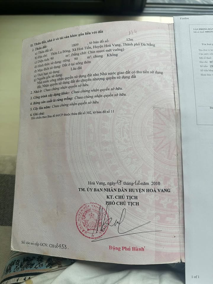 Bán đất Hòa Tiến 80m² giá 1.1 tỷ - Sát ruộng, kế sông mát mẻ