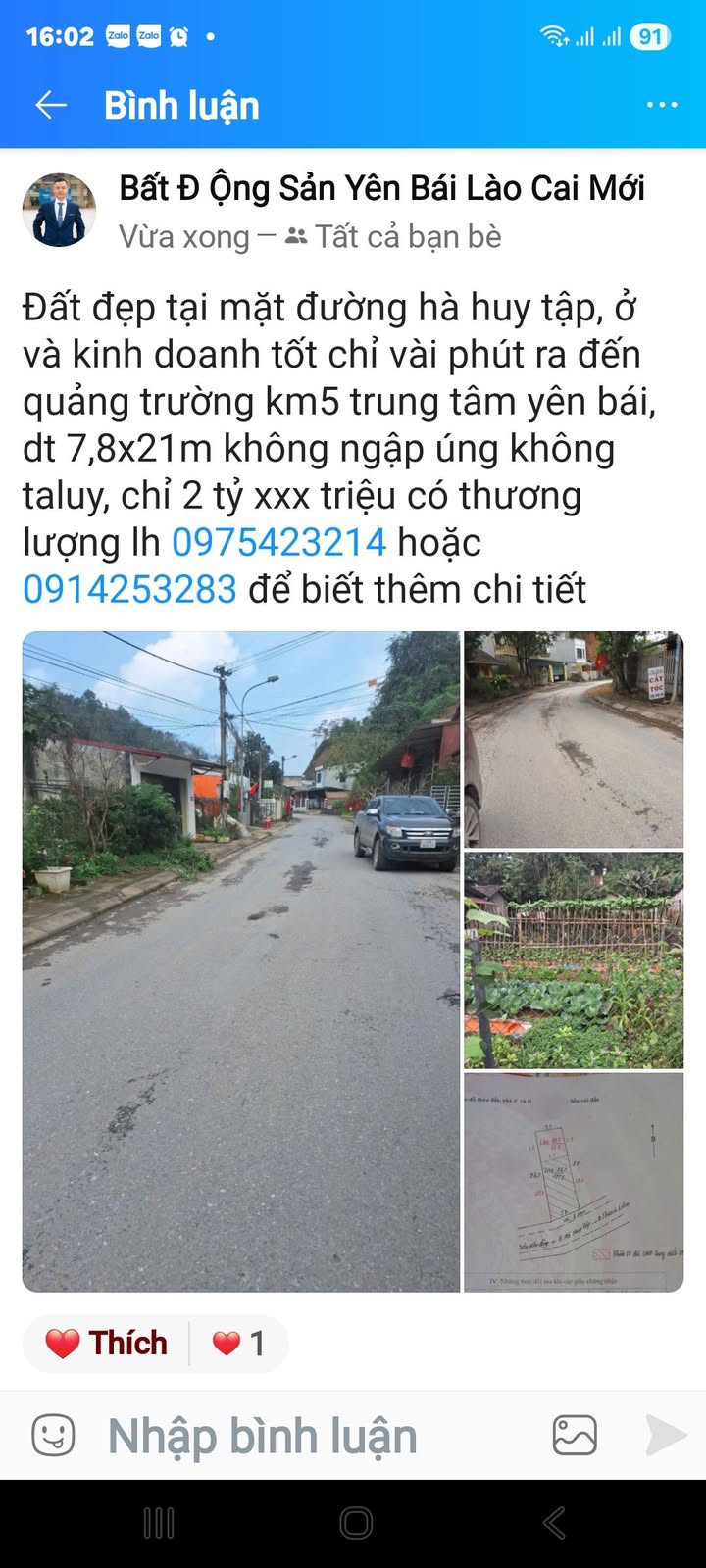 Đất nền Yên Bái 163m² Hà Huy Tập - Tiềm năng tăng giá!