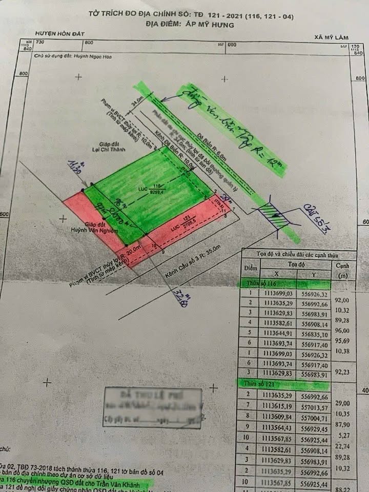 Đất nền Rạch Giá 11.000m² 22 tỷ - Đường ô tô lớn