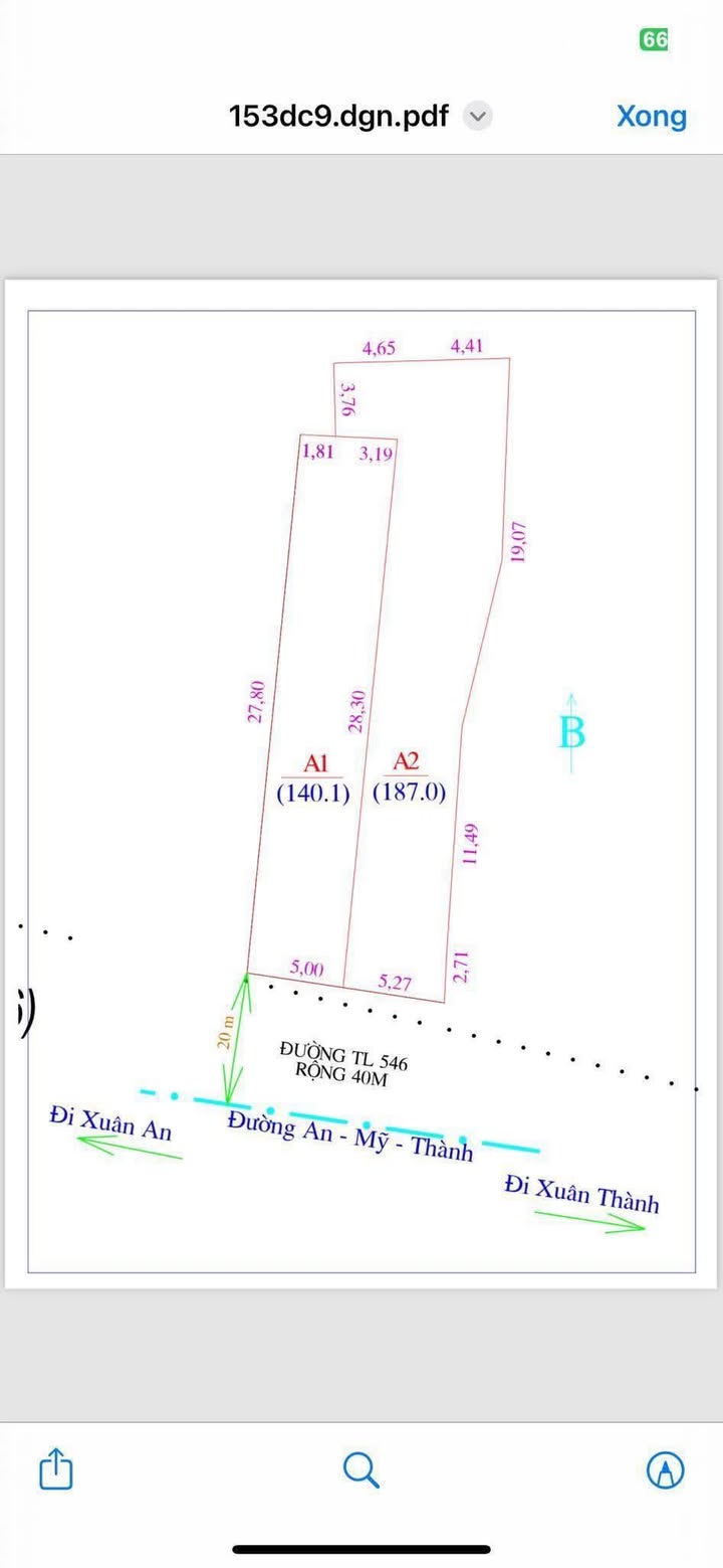 Đất Nền Mặt Tiền An Viên, Nghi Xuân, Hà Tĩnh - 187m² Giá 3 Tỷ