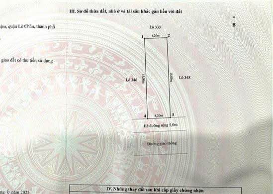 Đất nền Bùi Viện, Lê Chân 63m² - Tiềm năng tăng giá vượt trội!
