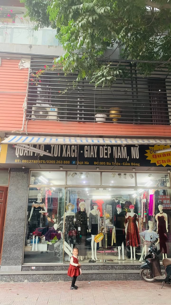 Cho thuê nhà mặt tiền Bà Triệu, Cẩm Phả - 90m²/sàn, kinh doanh tốt