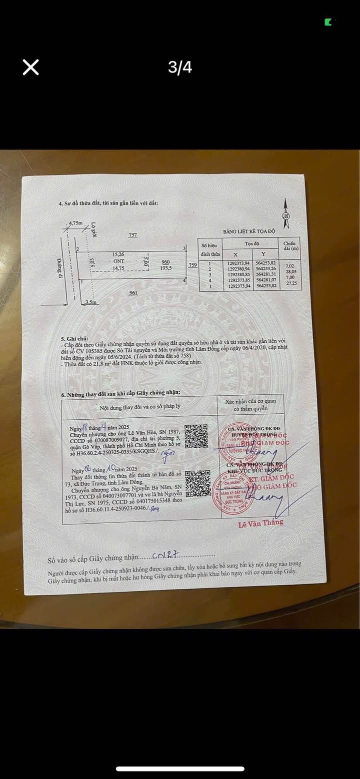 Đất Nền Đức Trọng 196m² - Sổ Hồng Thổ Cư, Gần QL20