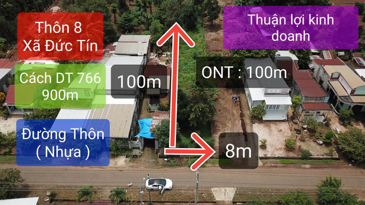 Đất Nền Đức Tín, Bình Thuận 800m² - Sổ Hồng Sẵn Sàng