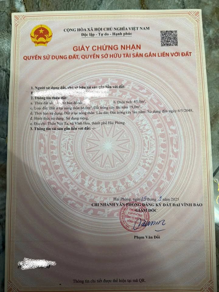 Đất Vĩnh Bảo 87m² - Hơn 600 Triệu, Đường Ô Tô, View Kênh Mát