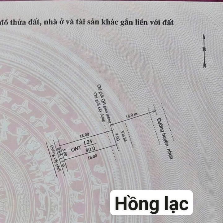 Đất đấu giá Hồng Lạc Thanh Hà 90m² giá 2 tỷ - Sổ đỏ chính chủ!