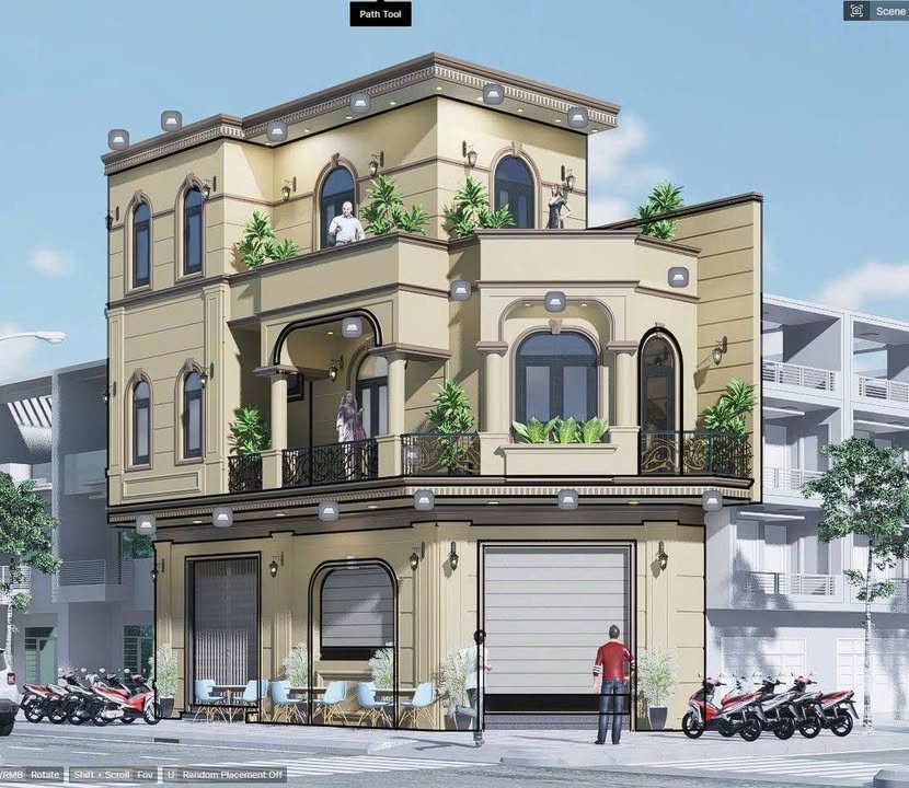 Nhà 3 Tầng Mặt Tiền Chợ Dinh, Chư Prông - 43m² Kinh Doanh Tốt