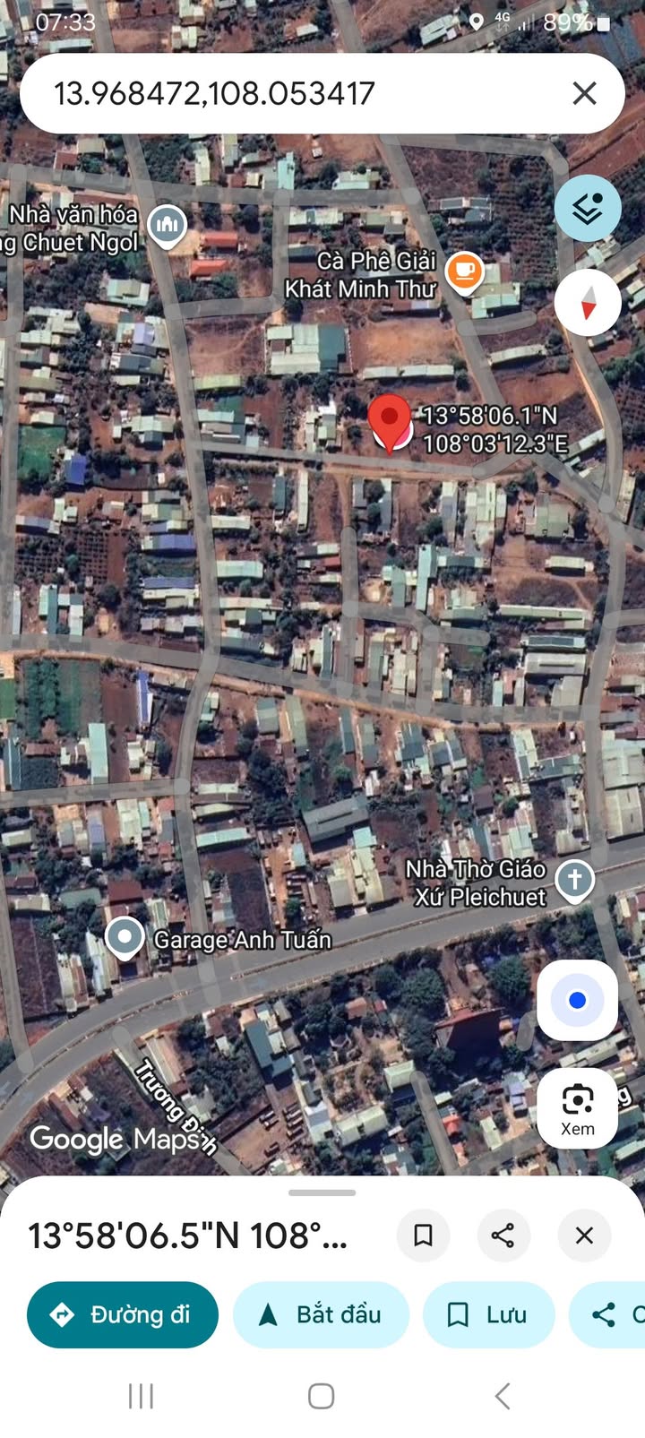 Đất nền Hẻm Trương Định, An Phú Pleiku 175m² - Đường to ô tô