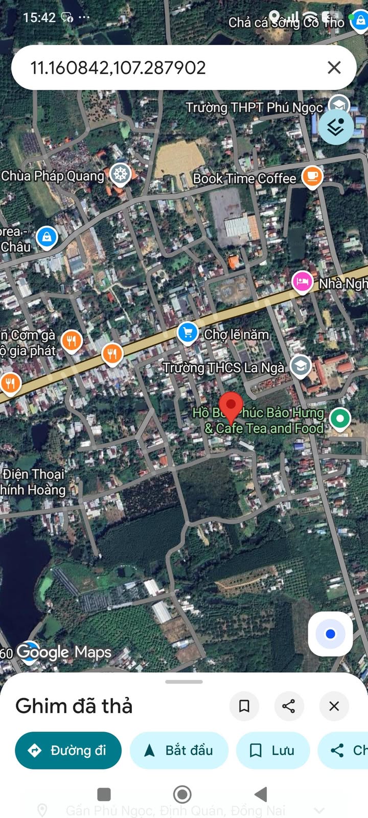 Đất thổ cư Xã Phú Ngọc, Định Quán 207m² – Tiềm năng tăng giá vượt trội!