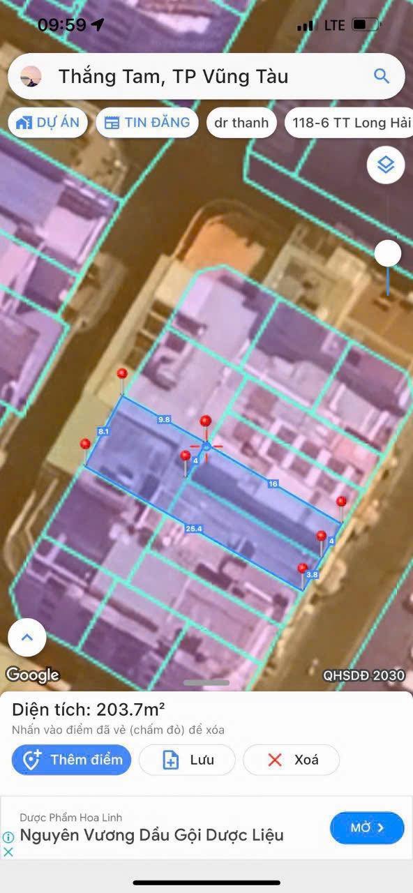 Khách sạn Mặt tiền Thùy Vân Vũng Tàu 203.7m² - Đầu tư sinh lời ngay!