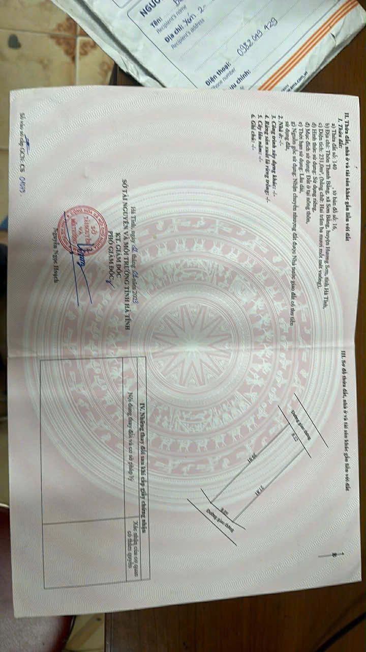 Bán Đất Nền Hương Sơn, Hà Tĩnh - 216m² Sổ Đỏ Riêng, Giá 660 Triệu