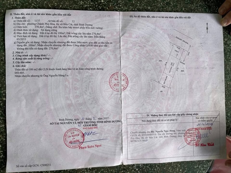 Đất nền Bàu Bàng 370m² chỉ 3 tỷ - Tiềm năng tăng giá vượt trội!