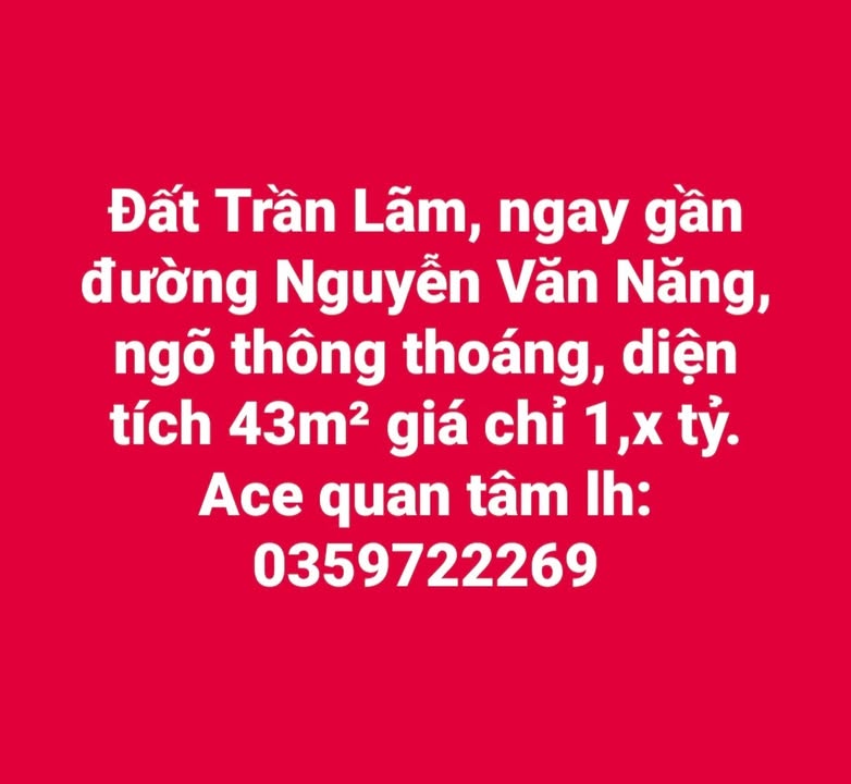 Đất nền Đông Hưng Thái Bình 43m² - Tiềm năng tăng giá!