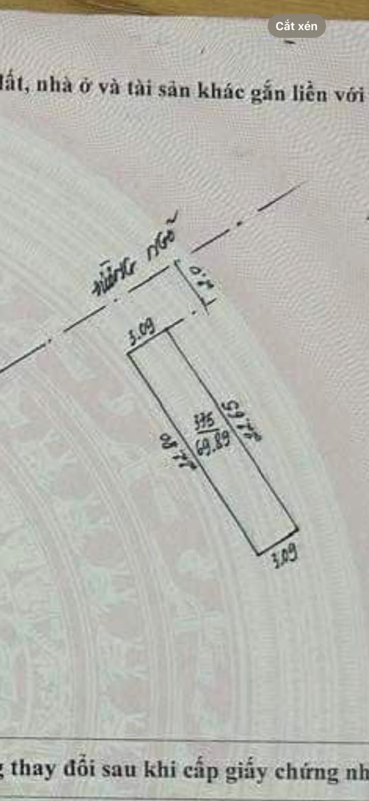 Bán Đất Nền Ngõ Tăng Bạt Hổ, TP Hòa Bình 70m² - Ô tô vào tận nhà