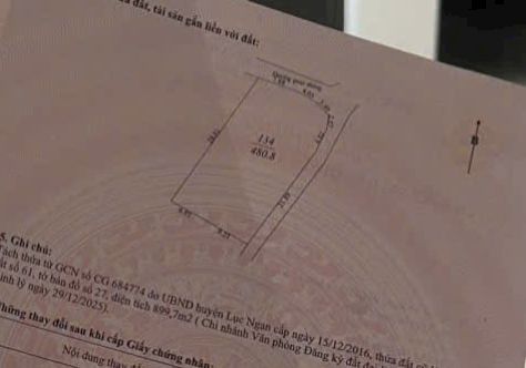 Đất nền Đồng Cốc, Lục Ngạn 480m² giá dưới 300 triệu - Đường to ô tô!