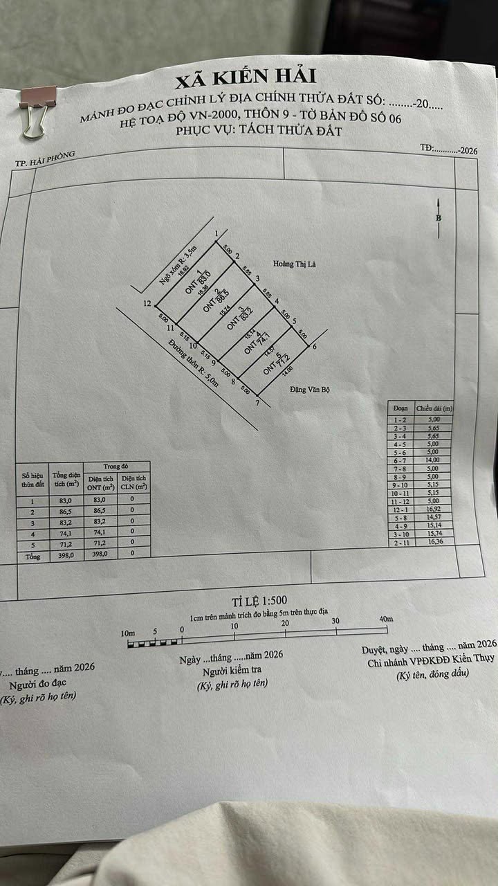Đất Lô Góc 83m² Mặt Đường Thôn 9 Kiến Hải, Hải Phòng - Đầu Tư Sinh Lời Cao