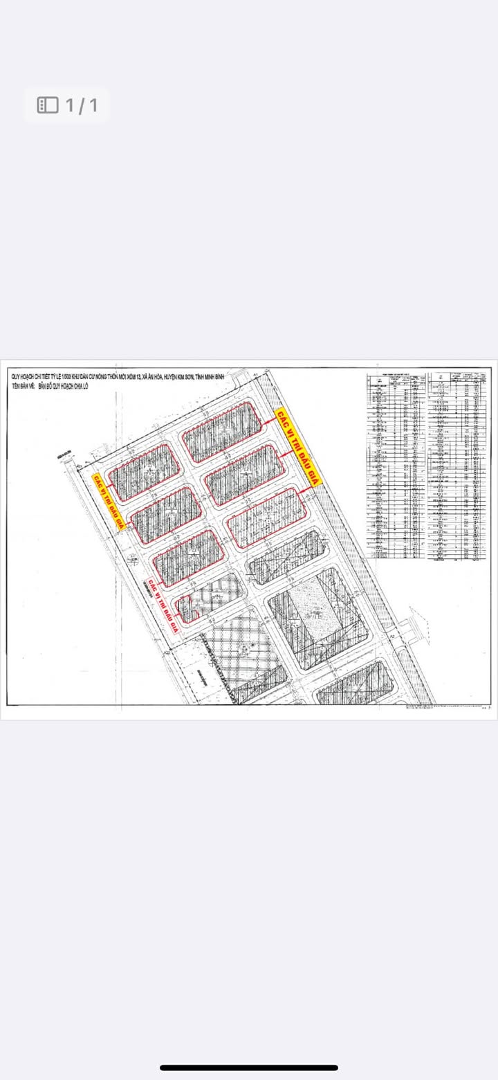Bán đất phân lô Ân Hòa Kim Sơn 120m² giá 1 tỷ - Sổ đỏ chính chủ