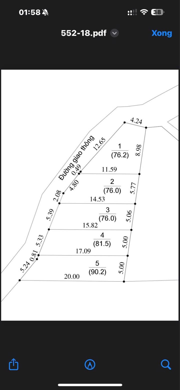 Đất Nền KDC Hoàng Gia, TP. Thái Nguyên - 80m² - Giá từ 1.9 Tỷ - Tặng 5 Chỉ Vàng