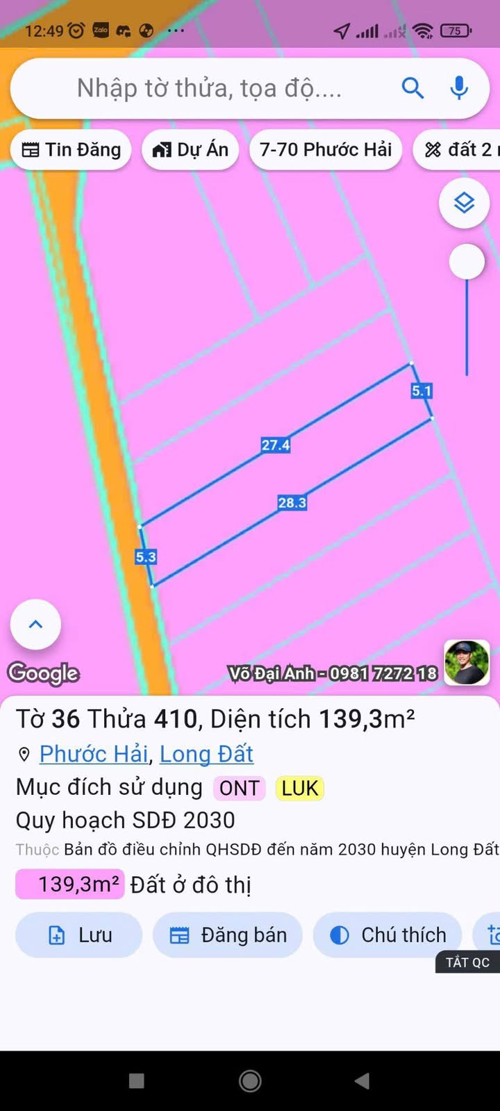 Đất nền Long Mỹ Đất Đỏ 140m² giá 870 triệu - Tiềm năng tăng giá!