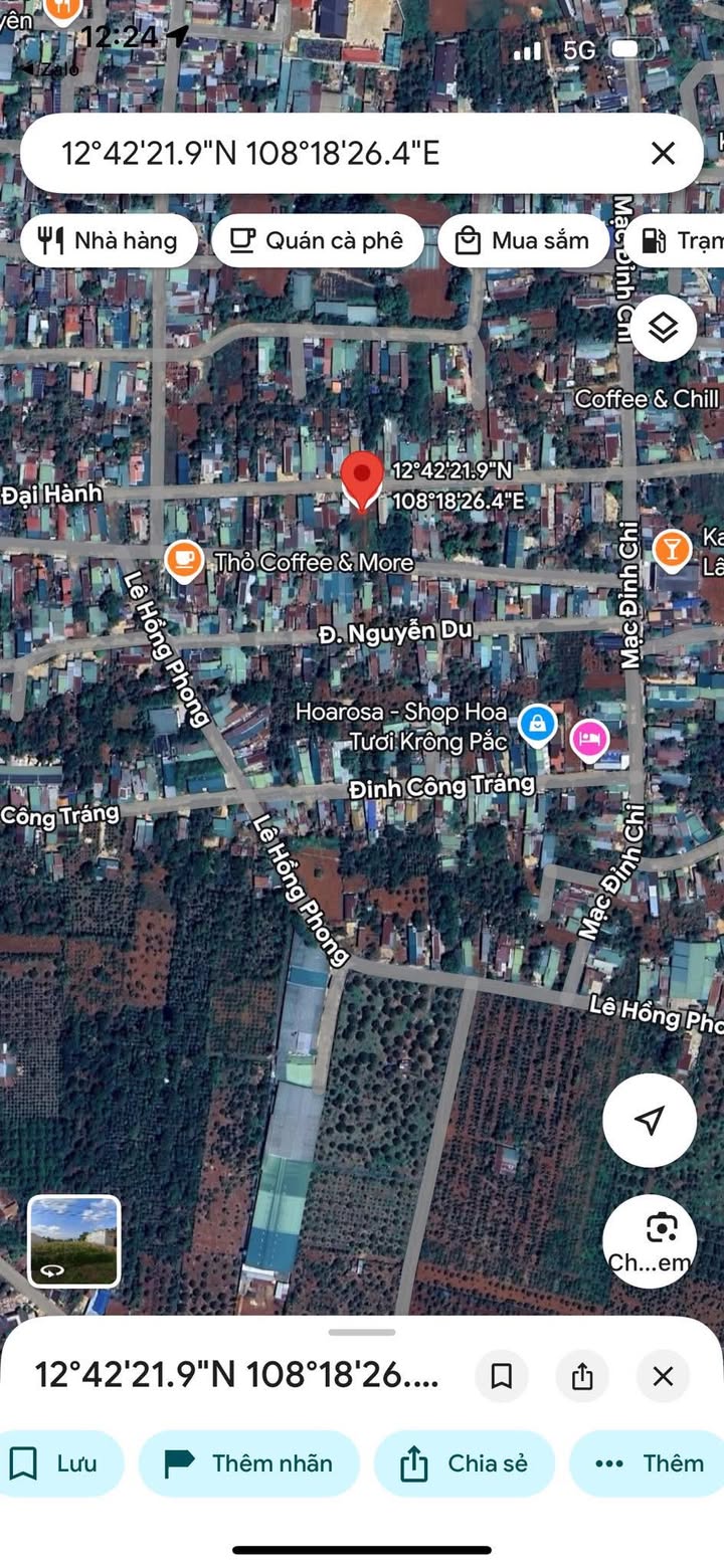 Đất nền Lê Đại Hành M'Đrắk 100m² giá 1.85 tỷ - Sổ đỏ chính chủ