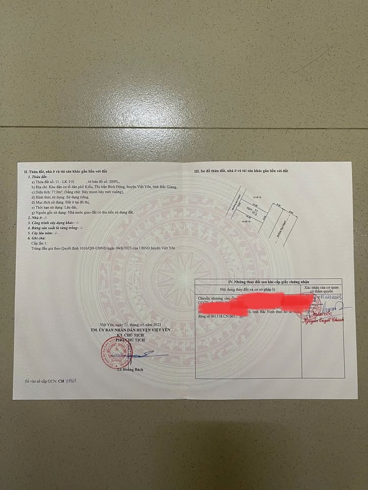 Đất nền Bích Động 77m² 2 tỷ - Tiềm năng tăng giá