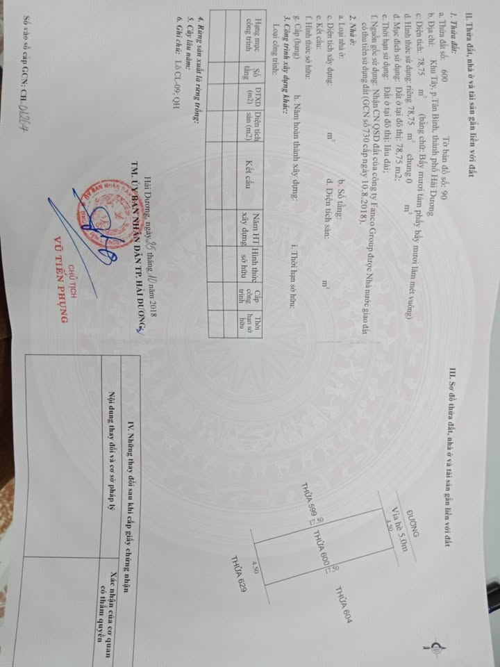 Đất nền Phố Ngũ Lộc TP Hải Dương 79m² - Tiềm năng tăng giá vượt trội!