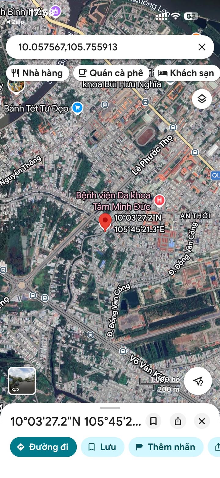 Bán Đất Mặt Tiền Hẻm 108 Trần Quang Diệu, Cần Thơ - 540m² Giá 7.8 Tỷ