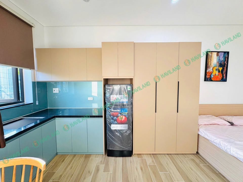 Cho thuê căn hộ Studio Lê Quảng Chí, Đà Nẵng - Full nội thất, ban công thoáng