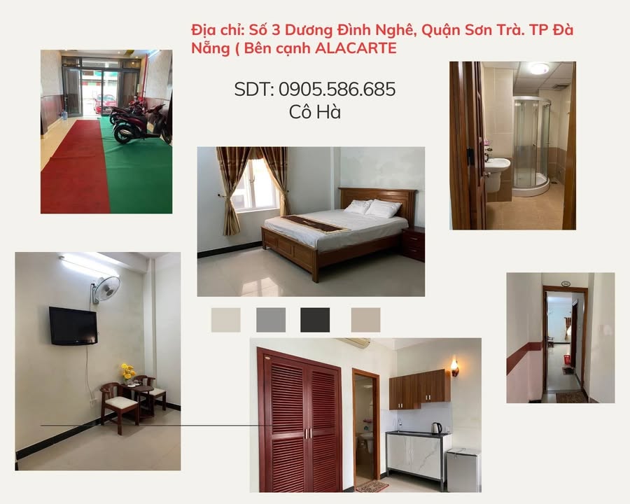 Phòng cho thuê Dương Đình Nghệ, Sơn Trà 35m² – View đẹp, full nội thất!