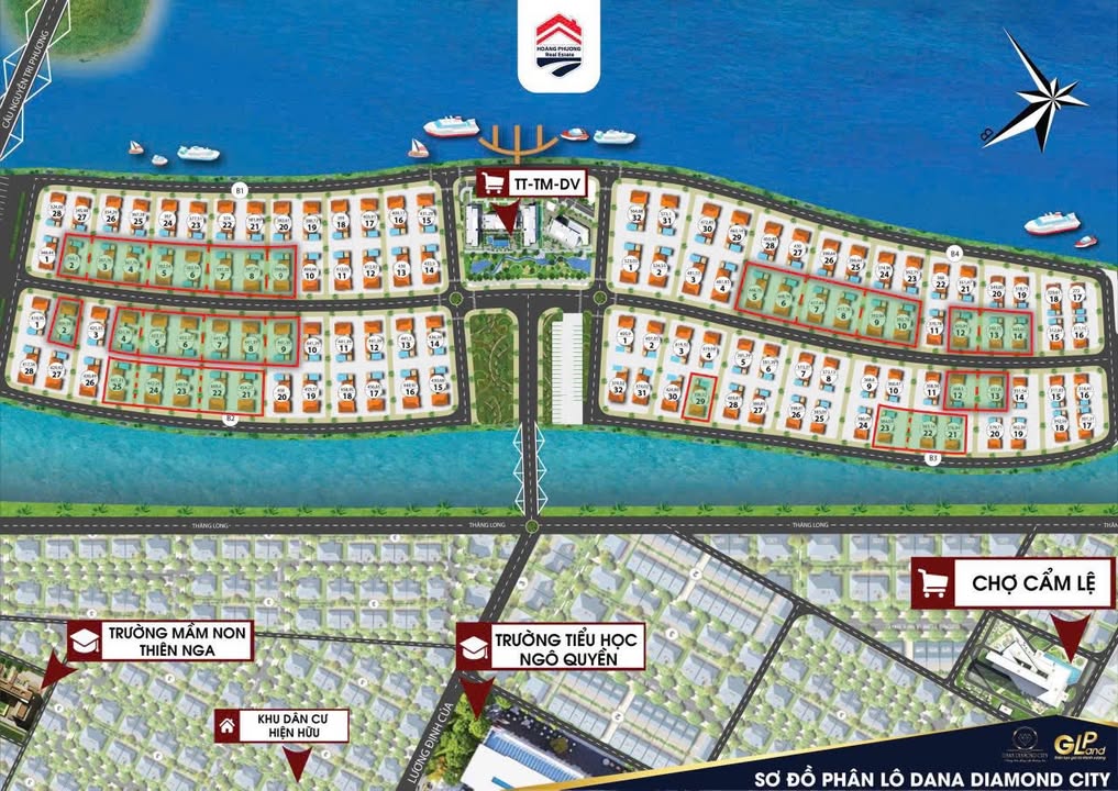 Đất nền biệt thự Sơn Trà Đà Nẵng 430m² - 2 Mặt tiền, Sổ đỏ chính chủ!