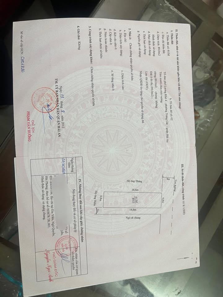 Đất nền Cát Linh Hải An 89m² - Tiềm năng tăng giá vượt trội!