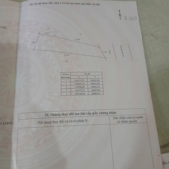 Đất nền Vũng Liêm 611.5m² 425 triệu - Sổ đỏ chính chủ!