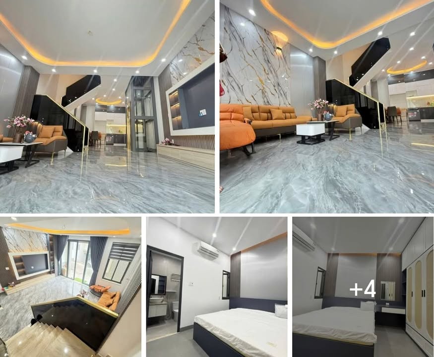 Nhà 70m² Hoàng Hoa Thám, P2, Vũng Tàu - 5PN, Thang Máy, Sổ Hồng, Giá 11.99 Tỷ