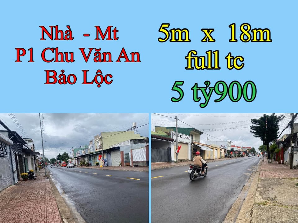 Nhà Phố Chu Văn An, Bảo Lộc 90m² - Đầu tư sinh lời ngay!