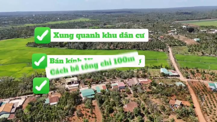 Đất nền Krông Pắc 250m² chỉ 495 triệu - Tiềm năng tăng giá vượt trội!