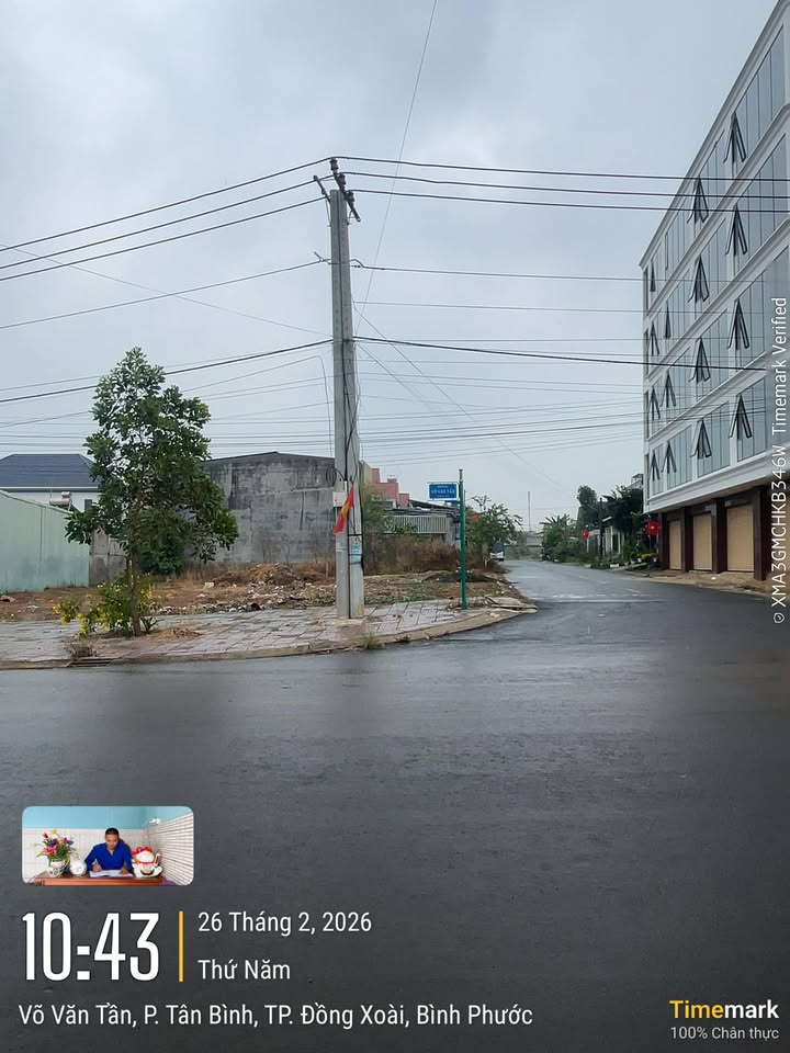 Đất nền Võ Văn Tần Đồng Xoài 250m² - Sổ đỏ chính chủ!