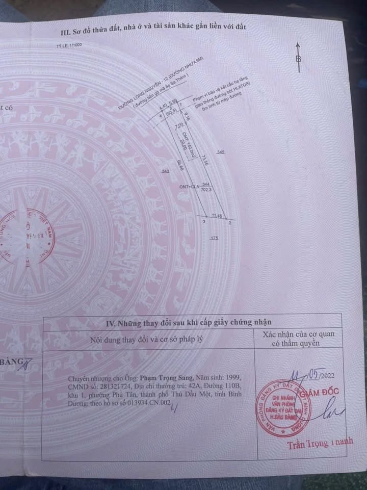 Đất Nền Long Nguyên Bàu Bàng 660m² - Sổ Đỏ Chính Chủ, Tiềm Năng Vượt Trội!