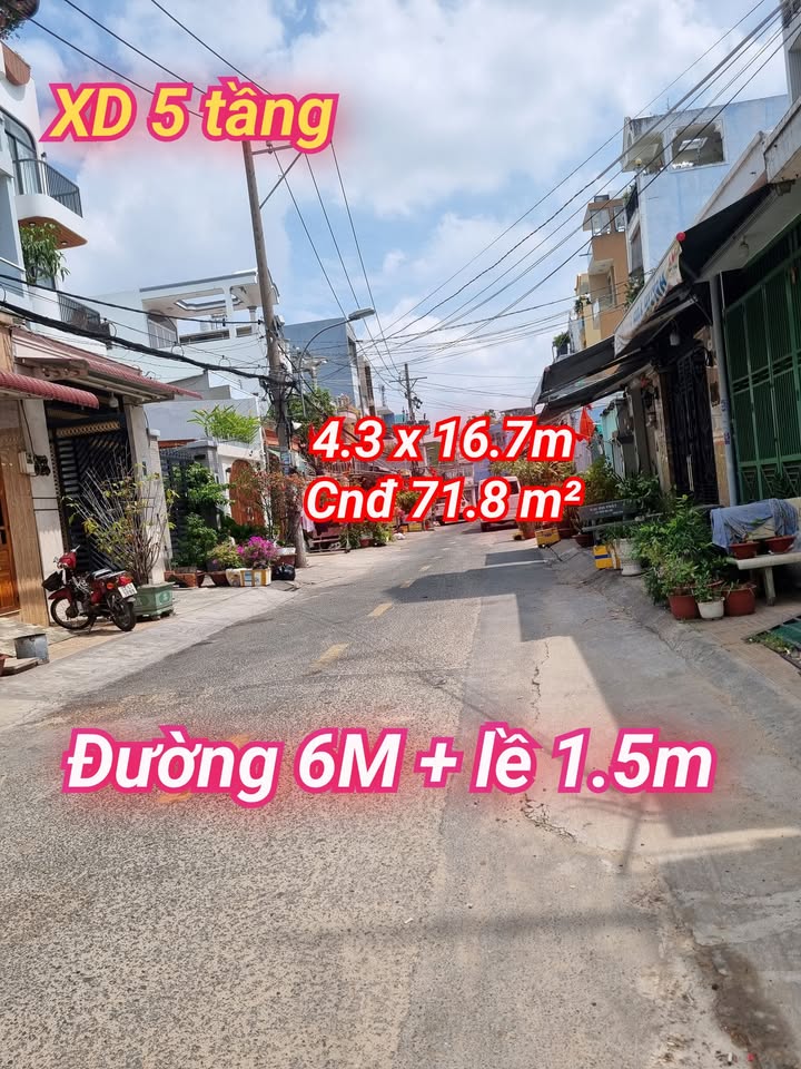 Nhà Phố Mặt Tiền Tên Lửa, Bình Tân - 72m², 2 Lầu, Sổ Hồng Riêng