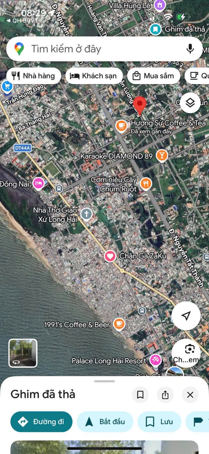 Mặt tiền Nguyễn Lương Bằng, Long Hải - 300m² kinh doanh đắc lợi, 1.5km ra biển