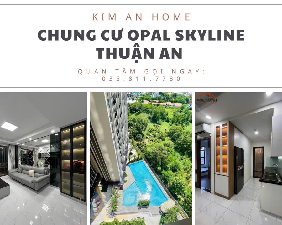 Chung cư Opal Skyline Thuận An – Căn hộ 40m² giá 1.4 tỷ, Sẵn Sàng An Cư