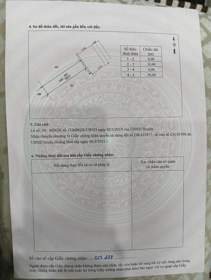 Đất nền Hoằng Sơn 180m² 2 tỷ - Tiềm năng tăng giá vượt trội!