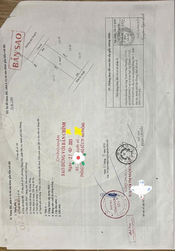 Đất nền Đằng Hải, Hải An 60m² - Sổ đỏ chính chủ!