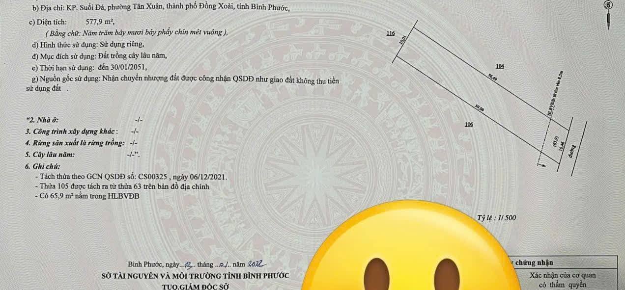 Đất Nền Tân Xuân, Đồng Xoài - 590m² Giá Chỉ 4xx Triệu, Ô Tô Tới Nơi