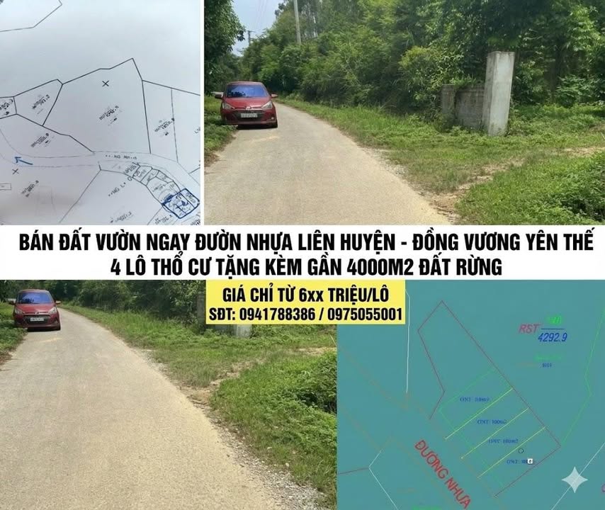 Đất nền Đồng Vương Yên Thế chỉ từ 600 triệu/lô - Sổ đỏ chính chủ!