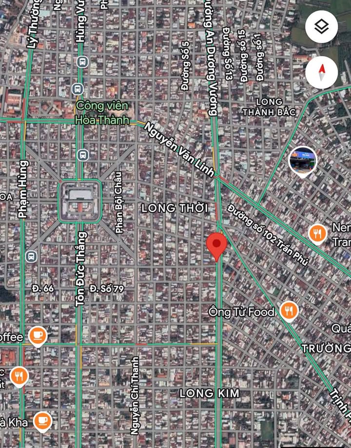 Đất Mặt Tiền Trần Phú 145m² - Vị Thế Vàng Kinh Doanh Cạnh Chợ Long Hoa