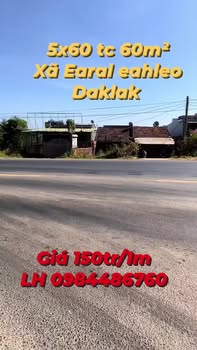 Đất Chính Chủ QL14, Ea Ral, Đắk Lắk - 300m² Sẵn Sổ Đỏ