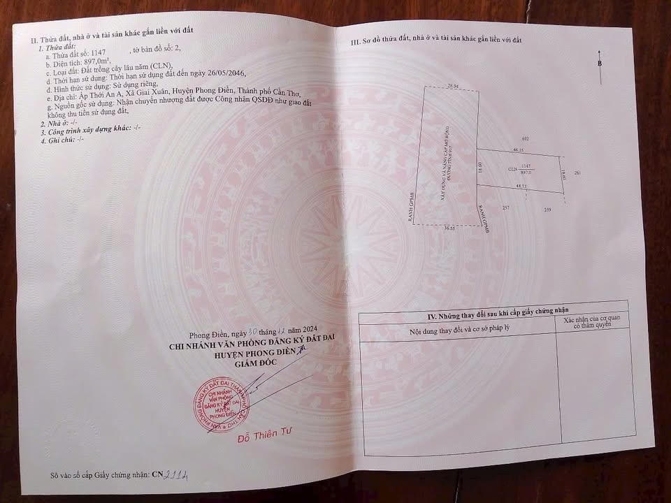 Đất nền Mặt tiền Tỉnh Lộ 917, Bình Thủy 892.8m² - Tiềm năng tăng giá!